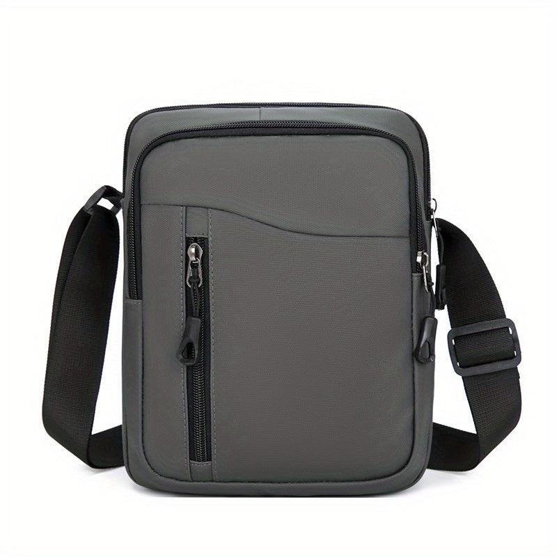 Men's Large Capacity Waterproof Shoulder Bag for Travel Business