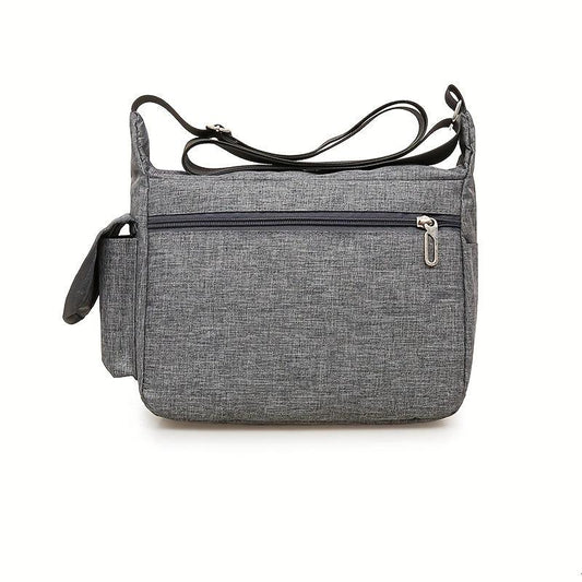 Men's Waterproof Crossbody Bag Canvas Chest Bag Multifunctional Shoulder Bag
