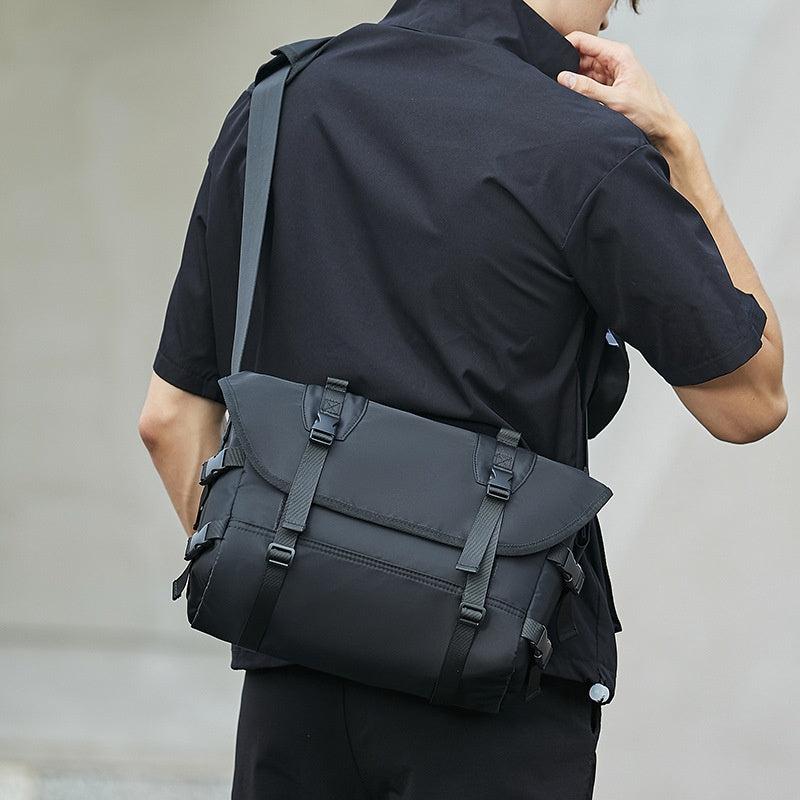 Men's Casual Crossbody Bag Functional Messenger Bag