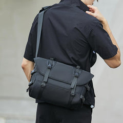 Men's Casual Crossbody Bag Functional Messenger Bag