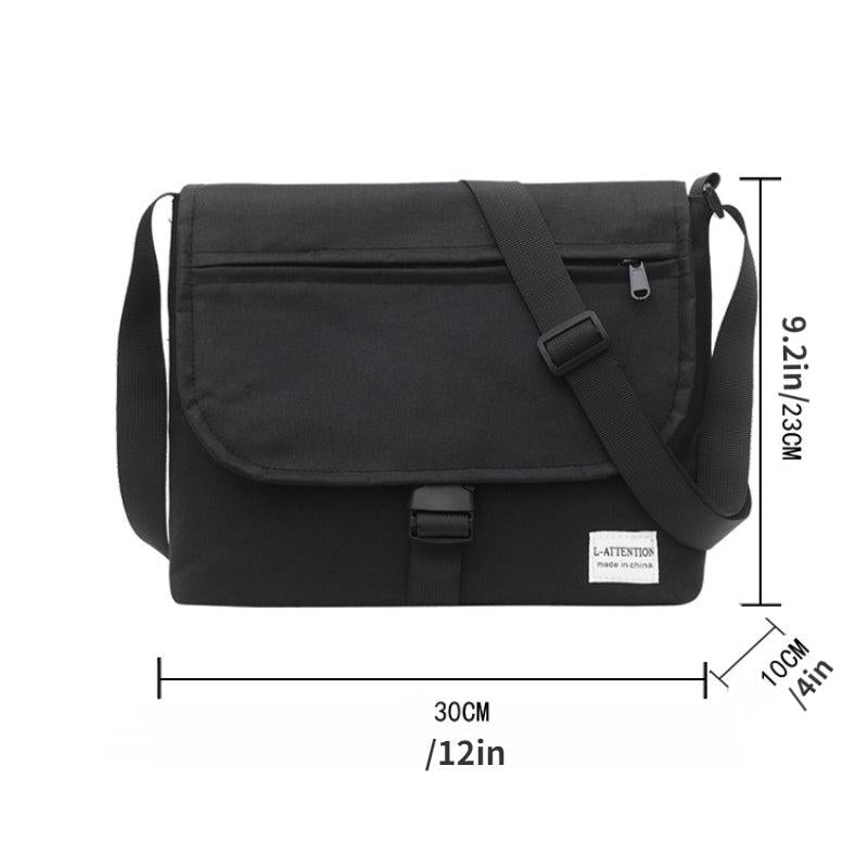 Men's Flap Messenger Bag Crossbody Bag Casual Shoulder Bag