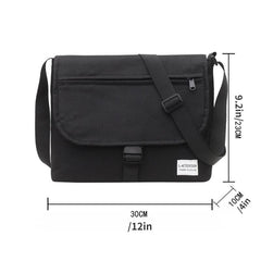 Men's Flap Messenger Bag Crossbody Bag Casual Shoulder Bag