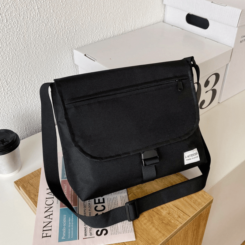 Men's Flap Messenger Bag Crossbody Bag Casual Shoulder Bag