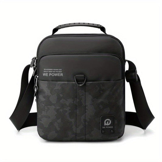 Men's Casual Shoulder Bag Lightweight Messenger Bag Small Square Bag