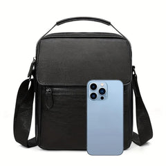 Men's Leather Crossbody Bag Business Bag Handbag