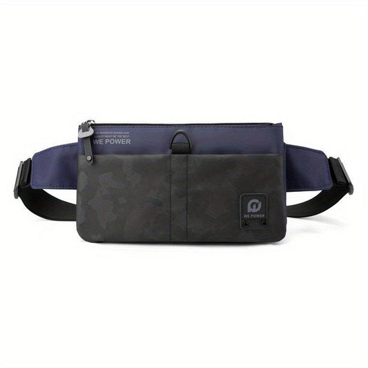 Men's Nylon Fanny Pack for Outdoor Sports Running Cycling Hiking Lightweight