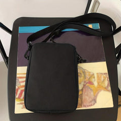 Men's Nylon Mini Crossbody Bag Waterproof Shoulder Bag Phone Pouch
