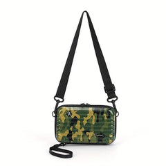 Camouflage ABS Hard Shell Crossbody Shoulder Bag