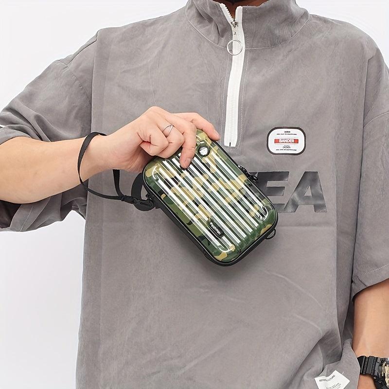 Camouflage ABS Hard Shell Crossbody Shoulder Bag