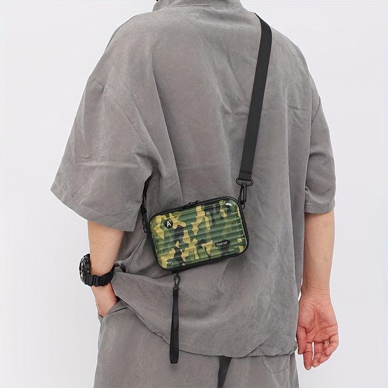 Camouflage ABS Hard Shell Crossbody Shoulder Bag