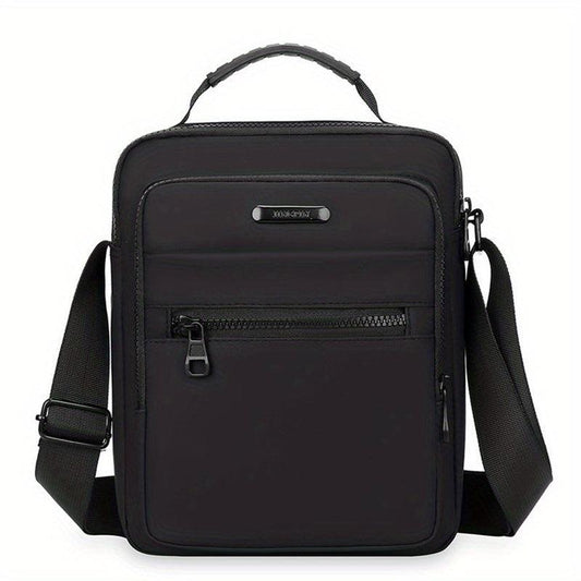 Men's Solid Shoulder Bag Crossbody Bag Multifunctional Diagonal Shoulder Bag