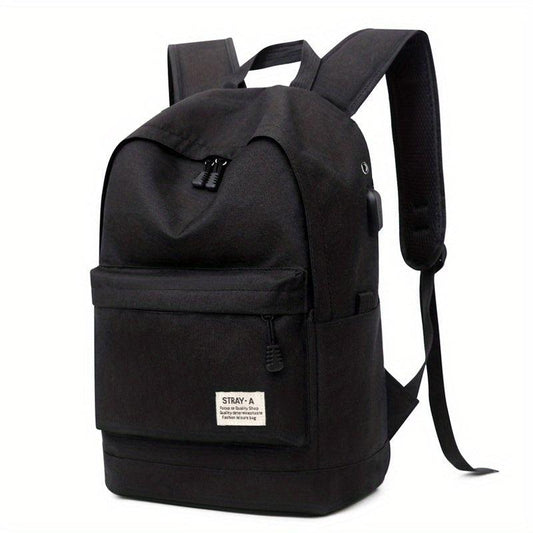 Casual School Bag Nylon Backpack Large Capacity Travel Bag