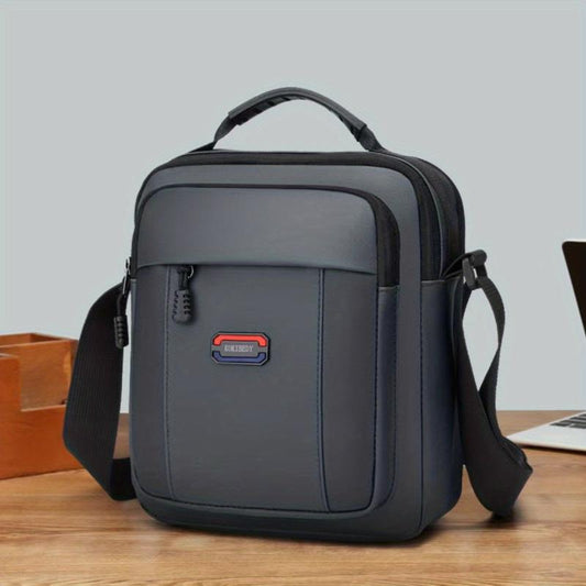 Men's Canvas Shoulder Bag Crossbody Bag Large Capacity Messenger Bag