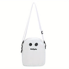 Funny Expressions Mini Crossbody Bag Messenger Wallet for School Work Travel