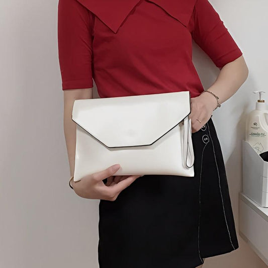 Envelope Handbag Women's Clutch PU Leather Chain Crossbody Bag