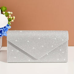 Glitter Rhinestone Clutch Wallet Evening Bag For Party