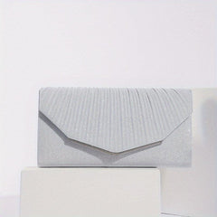 Glitter Flap Shoulder Bag Evening Party Bag With Chain Strap
