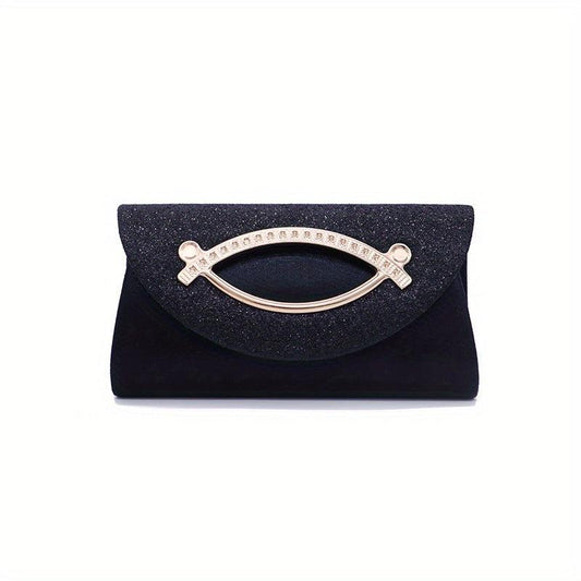 Glitter Square Clutch Bag Crossbody Shoulder Bag