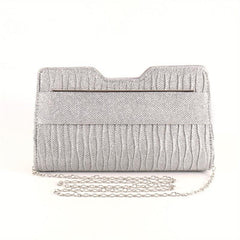 Glitter Rhinestone Clutch Purse Formal Handbag