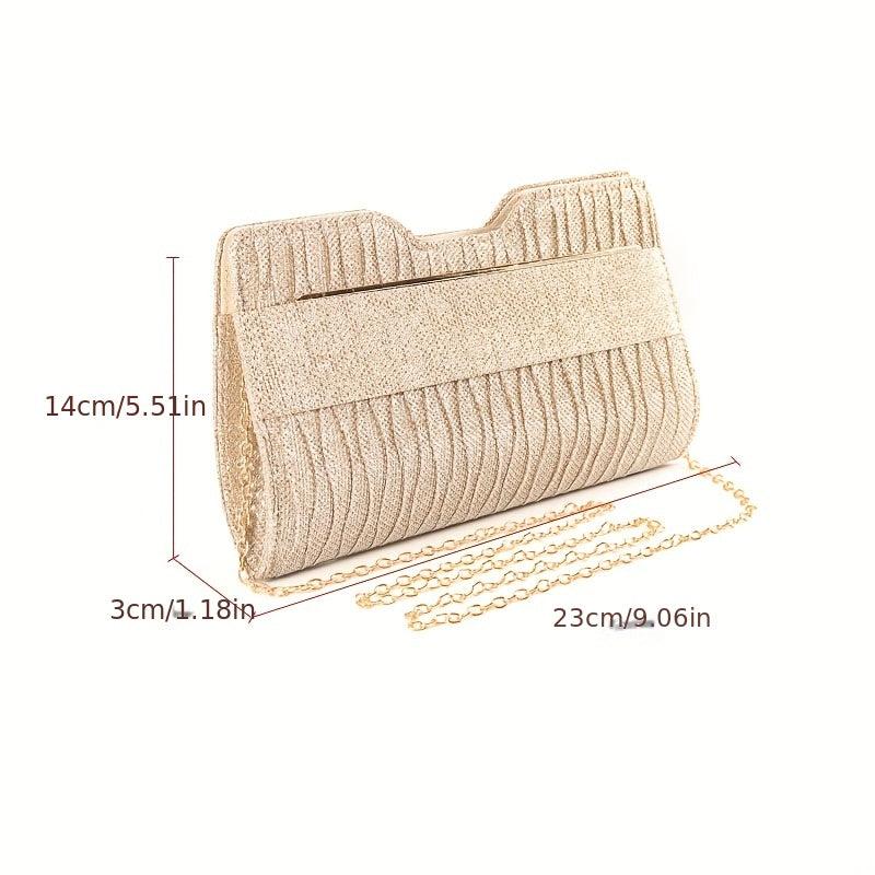 Glitter Rhinestone Clutch Purse Formal Handbag