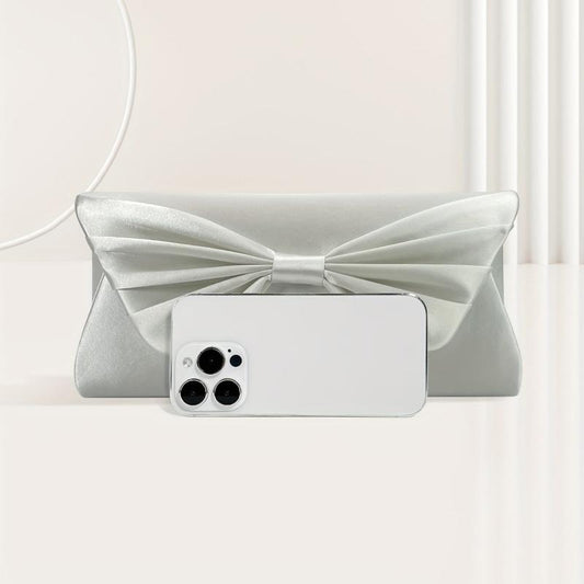 Bowknot Clutch Wallet Evening Bag For Wedding Party