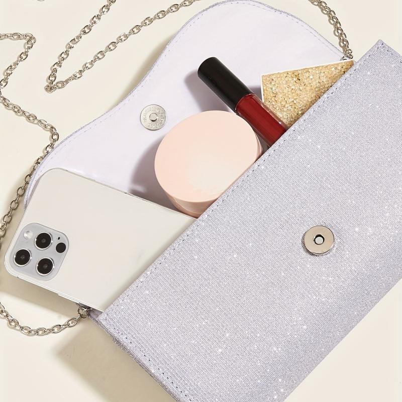 Square Chain Bag For Party Classic Flap Evening Bag Banquet Bag For Women