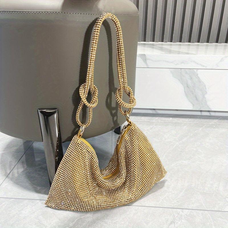Rhinestone Evening Bag Glitter Shoulder Prom Purse Women's Clutch Bag