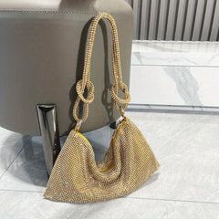 Rhinestone Evening Bag Glitter Shoulder Prom Purse Women's Clutch Bag
