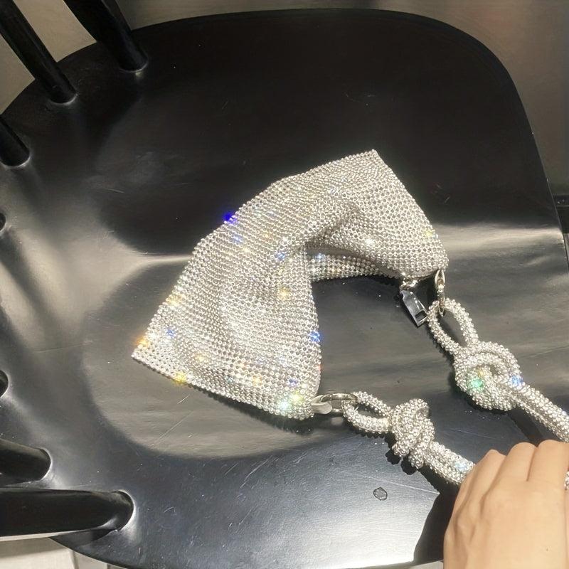 Rhinestone Evening Bag Glitter Shoulder Prom Purse Women's Clutch Bag