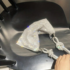 Rhinestone Evening Bag Glitter Shoulder Prom Purse Women's Clutch Bag