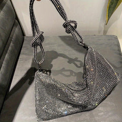 Rhinestone Evening Bag Glitter Shoulder Prom Purse Women's Clutch Bag