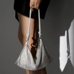 Rhinestone Evening Bag Glitter Shoulder Prom Purse Women's Clutch Bag