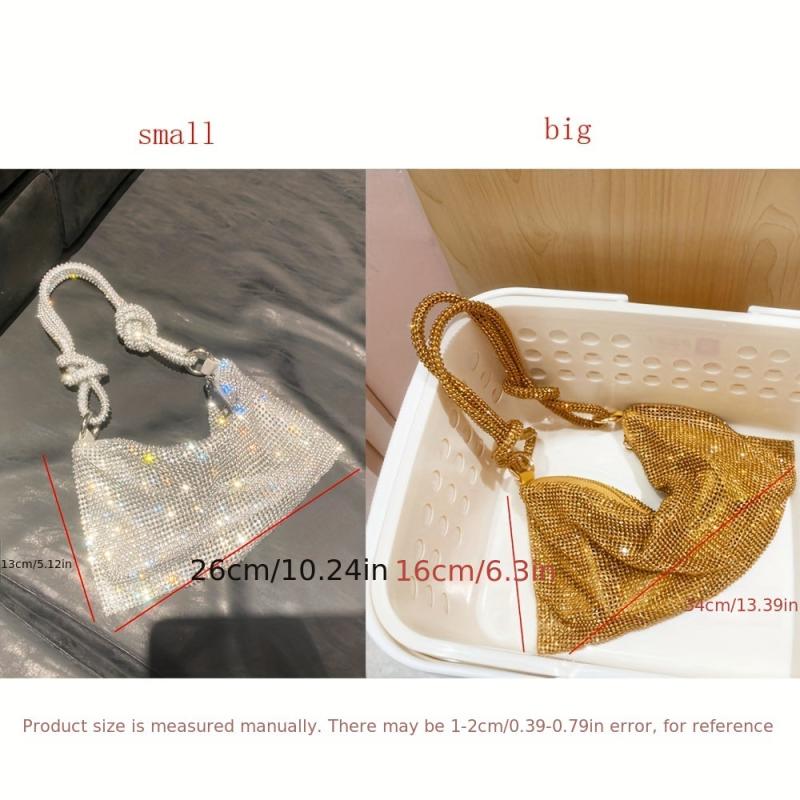 Rhinestone Evening Bag Glitter Shoulder Prom Purse Women's Clutch Bag