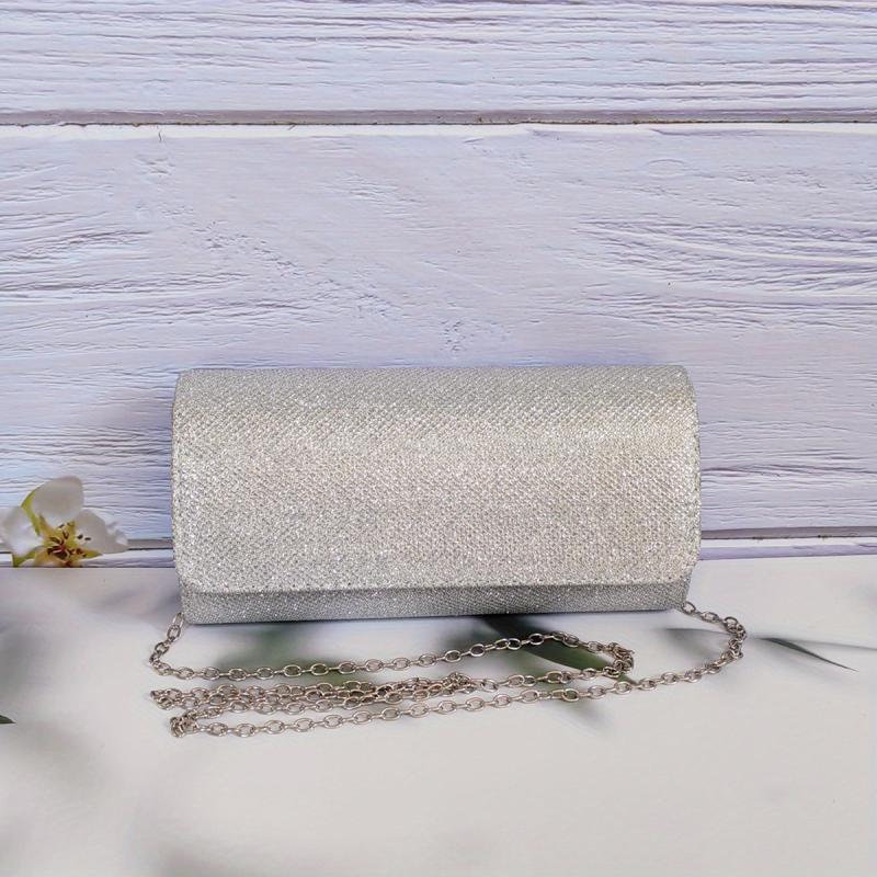 Glitter Sequins Decor Clutch Wallet Evening Bag For Party