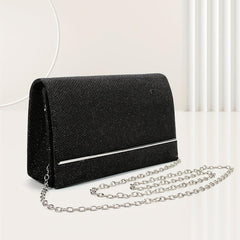Glitter Clutch Banquet Bag Evening Chain Purse