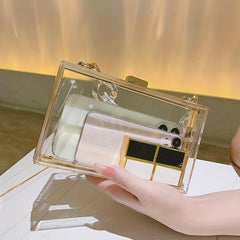 Clear Acrylic Evening Bag Formal Clutch for Wedding Party