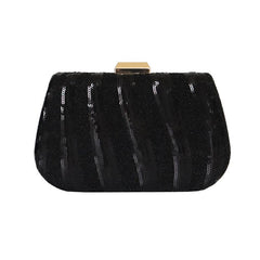 Sequin Decor Evening Clutch Bag Glitter Dinner Banquet Purse