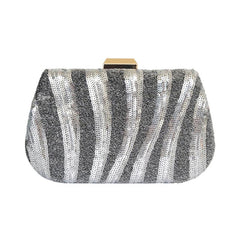 Sequin Decor Evening Clutch Bag Glitter Dinner Banquet Purse