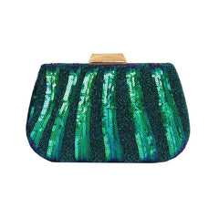 Sequin Decor Evening Clutch Bag Glitter Dinner Banquet Purse