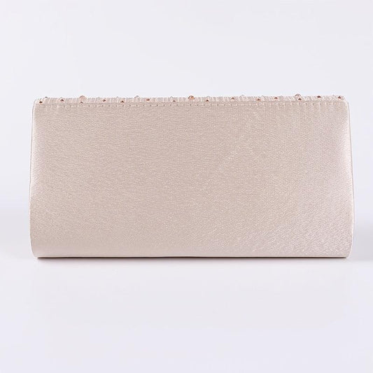 Rhinestone Chain Evening Bag for Party with Strap