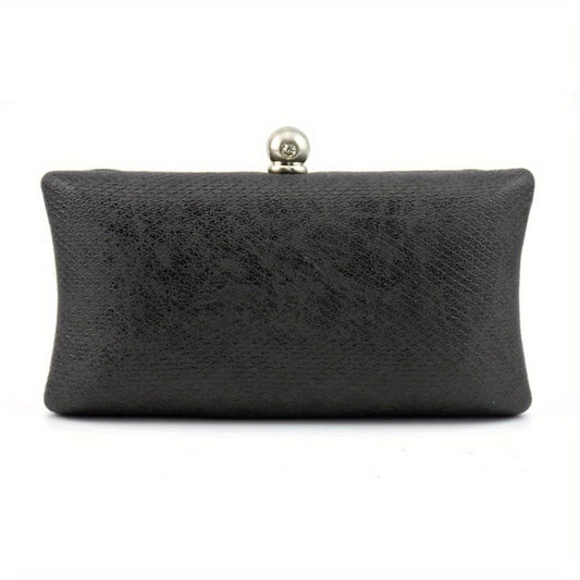 Snakeskin Pattern Chain Clutch Purse Wedding Party Bag