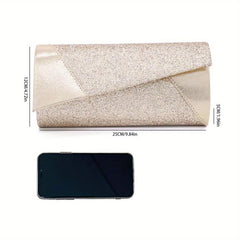 Glitter Evening Bag Dazzling Wedding Clutch Purse Chain Shoulder Bag