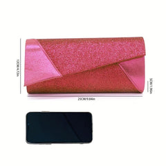 Glitter Evening Bag Dazzling Wedding Clutch Purse Chain Shoulder Bag