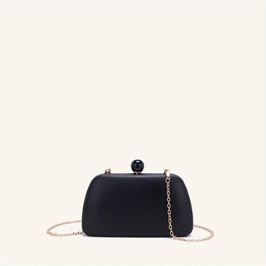 Versatile Shoulder Bag Chain Strap PU Leather Crossbody Bag