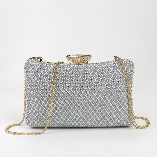 Rhinestone Evening Bag Glitter Clutch Women's Minaudiere Purse