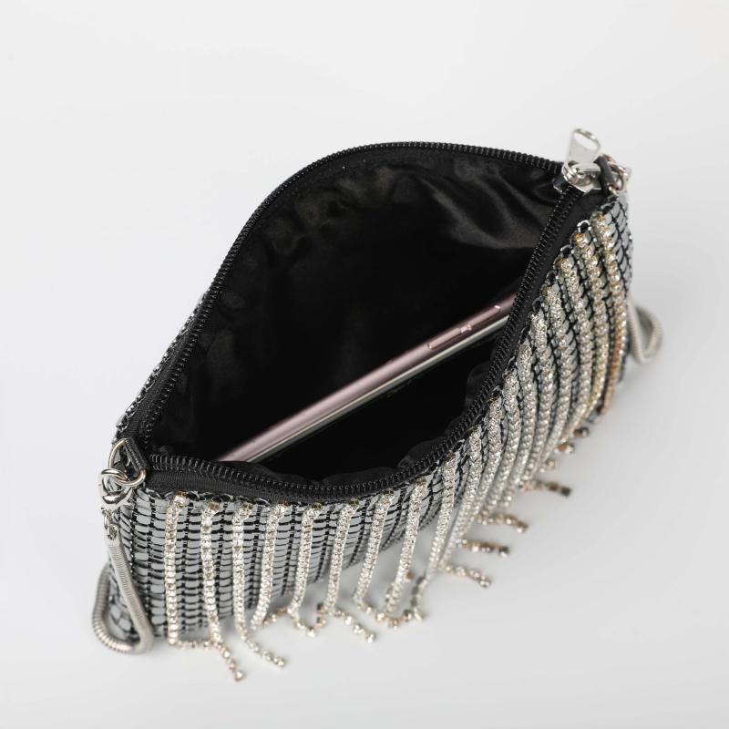 Rhinestone Evening Bag Dinner Clutch Purse for Wedding Party & Prom