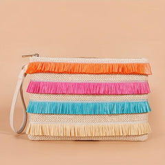 Vintage Ethnic Style Envelope Bag Retro Bohemian Clutch Purse