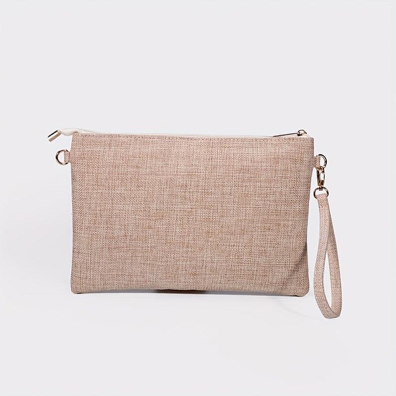 Vintage Ethnic Envelope Bag Bohemian Clutch Straw Handbag