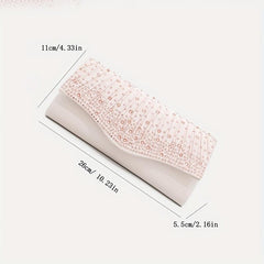 Stylish Rhinestone Clutch Wallet for Women's Evening Party