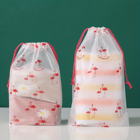 Drawstring Wash Bag Underwear Sock Storage Bag Travel Cosmetics Storage Bag
